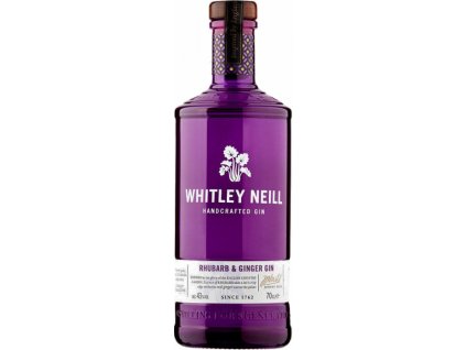 Whitley Neill Rhubarb & Ginger Gin 43% 0,7l