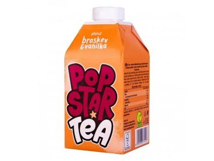 POPSTAR Tea broskyňa & vanilka 0,5l by Calin