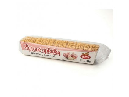 Brick Syrové oblatky cesnakové 100g