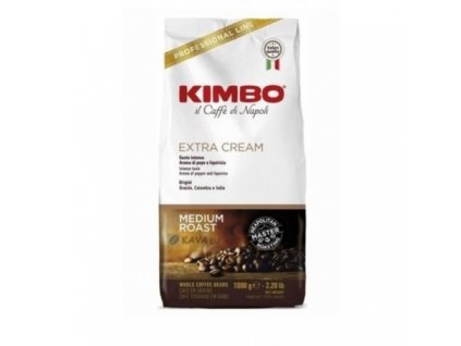 kimbo espresso bar extra cream zrnkova kava 1 kg