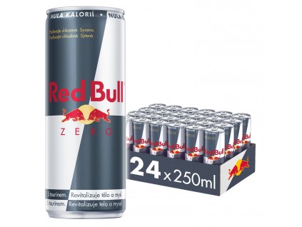Red Bull Zero energetický nápoj 24x250 ml