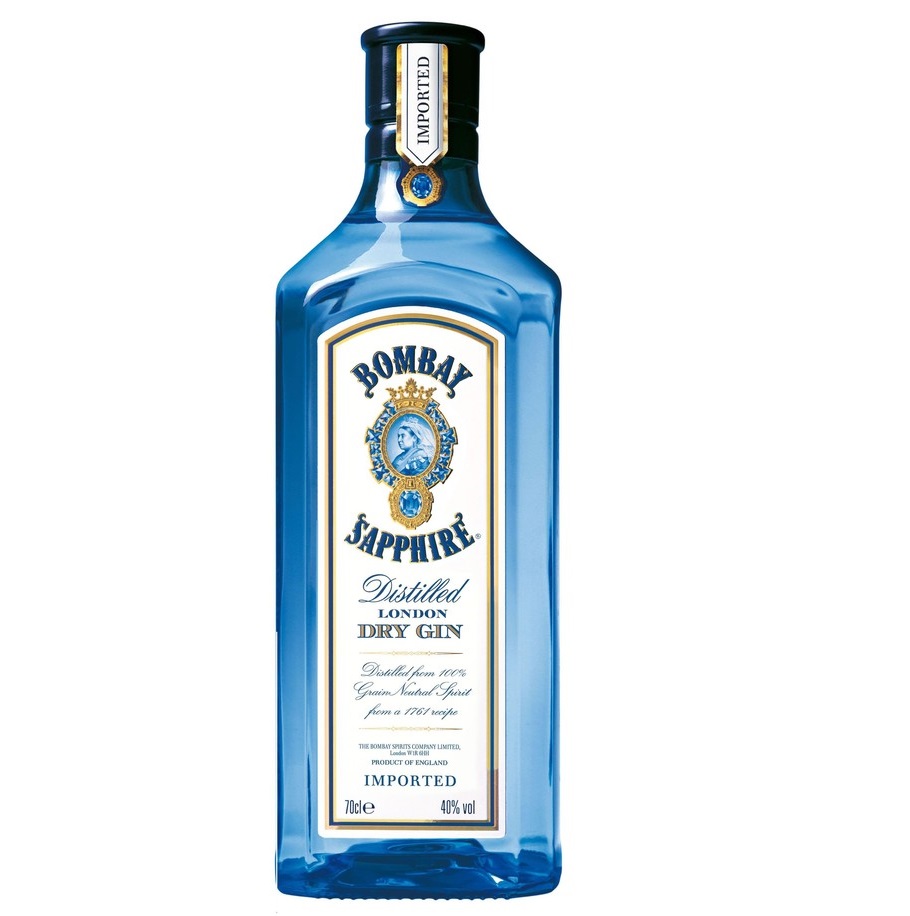 Bombay Sapphire 40% 1 l (čistá fľaša)