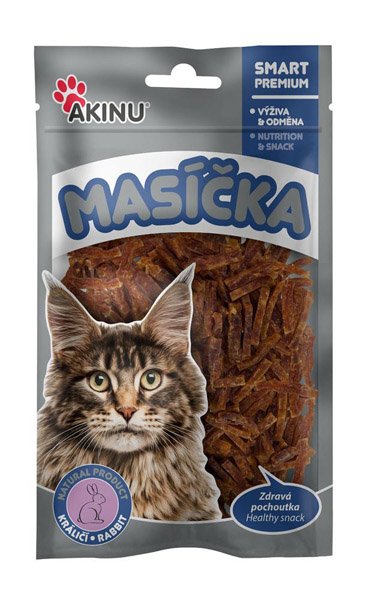 Akinu cat králičí nudličky 50 g