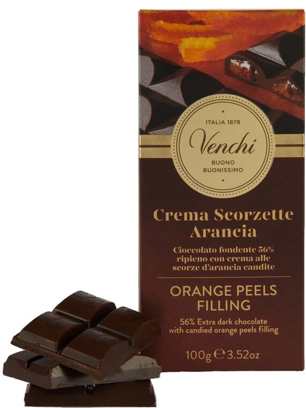 Arancia Horká čokoláda s pomarančovou náplňou 100 g