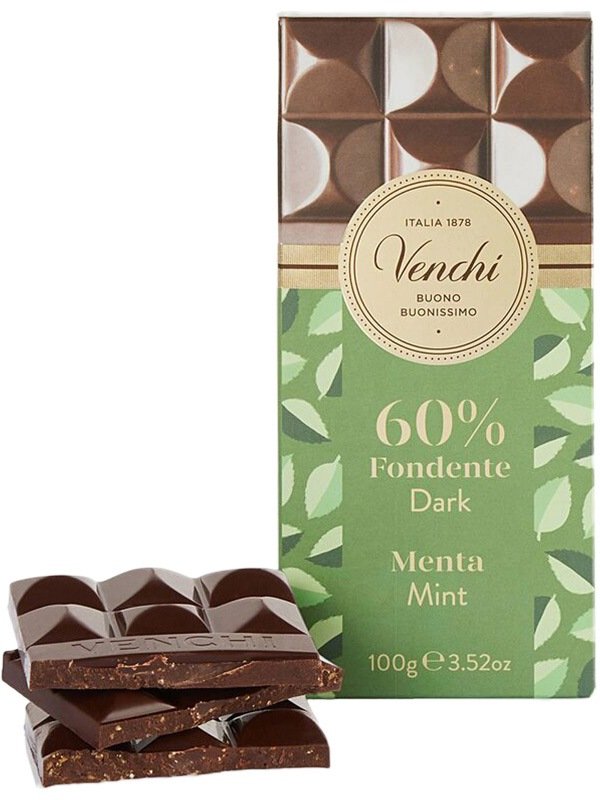 Menta Horká čokoláda s mätovými kúskami 100 g