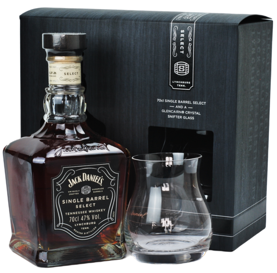 Jack Daniel's Single Barrel + pohár 45% 0,7L