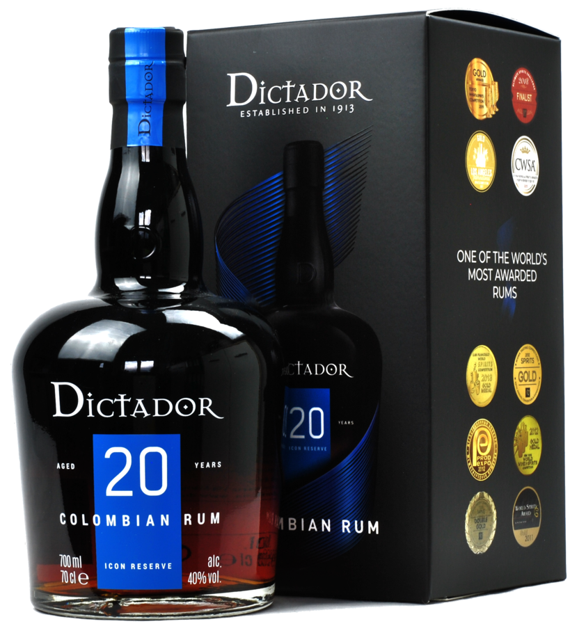 Dictador 20YO Gift 40% 0,7l