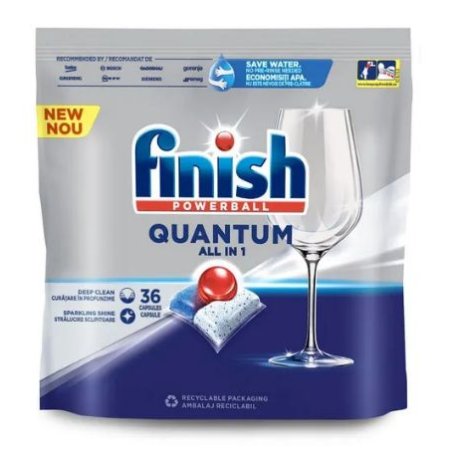 Finish Quantum All in 1 Regular tablety do umývačky 36ks