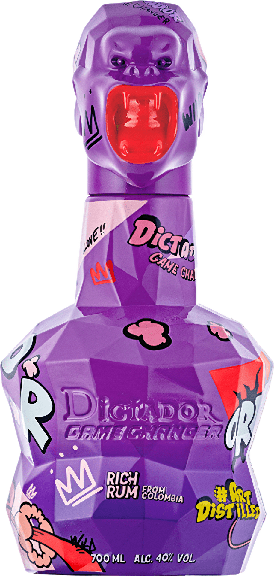 Dictador Game Changer Violet Bottle 40% 0,7 l (čistá fľaša)