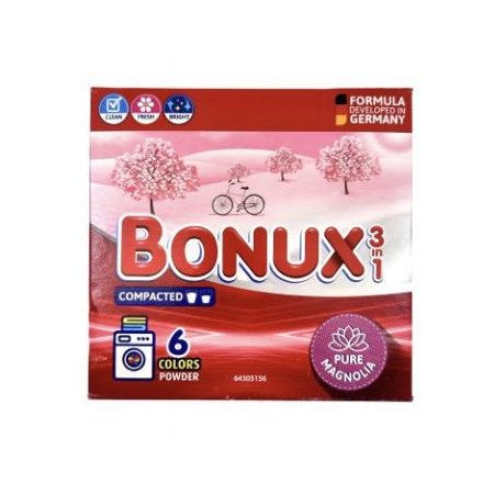 Bonux Pure Magnolia prací prášok 390g na 6 praní