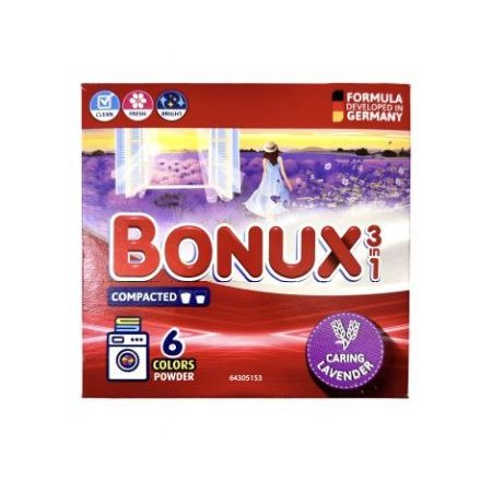 Bonux Caring Lavender prací prášok 390g na 6 praní