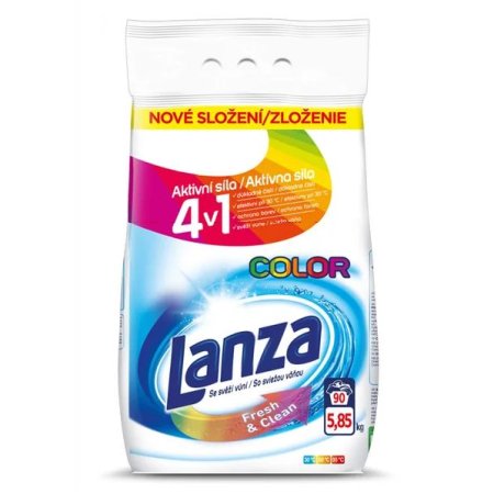 Lanza Fresh & Clean Color prací prášok 5,85kg na 90 praní