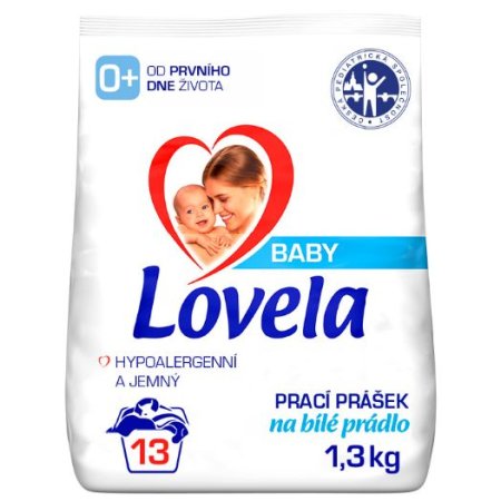 Lovela White prací prášok 1,3kg na 13 pracích dávok