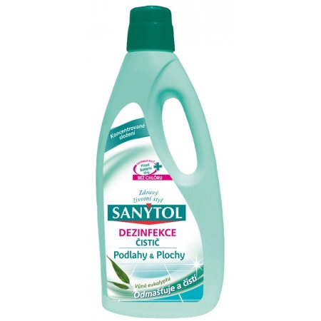 Sanytol Eukalyptus antibakteriálny dezinfekčný univerzálny čistič 1l