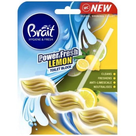 Brait Power Fresh Lemon WC záveska 39 g