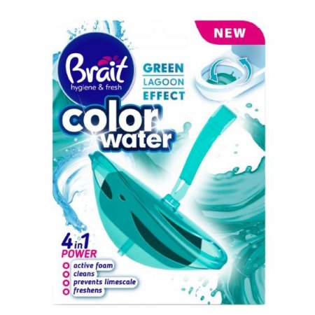 Brait Green Lagoon Color Water 4v1 WC záveska 40 g
