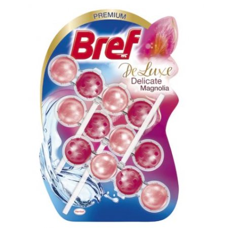 Bref DeLuxeDelicate Magnolia Wc záveska 3x50g