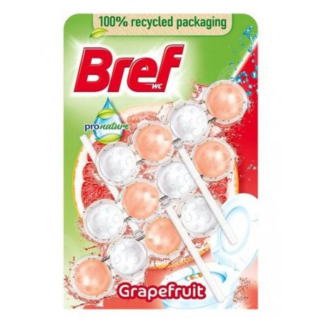 Bref Pro Nature Grapefruit WC guličky 3x50g
