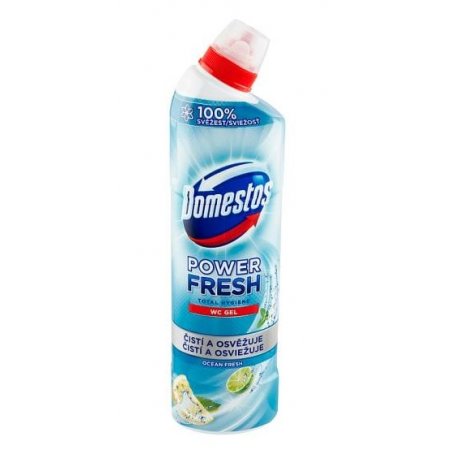 Domestos Power Ocean Fresh antibakteriálny WC čistič 700ml