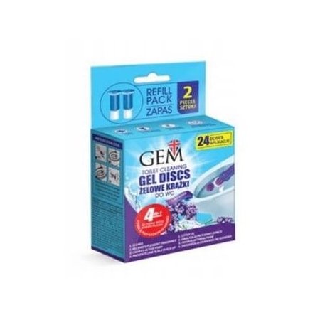 Gem Lavender WC gél aplikátor 2x75ml náhradná náplň