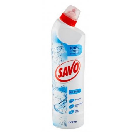 Savo tekutý čistiaci a dezinfekčný prostriedok na WC Ocean 700 ml