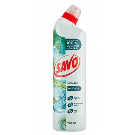 SAVO Turbo na vodný kameň WC gél 700 ml