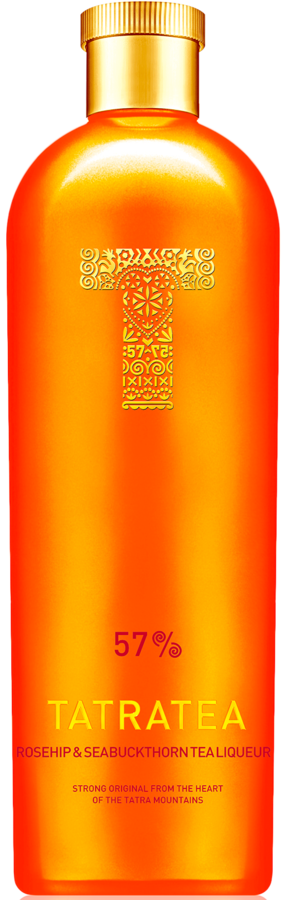 Tatratea Rosehip & Sea Buckthorn 57% 0,7 l (čistá fľaša)