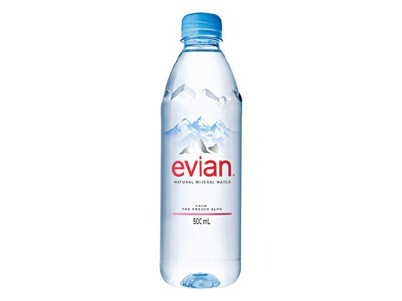 Evian 500ml (vrátane zálohy)