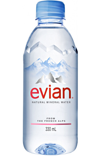 Evian 330ml (vrátane zálohy)
