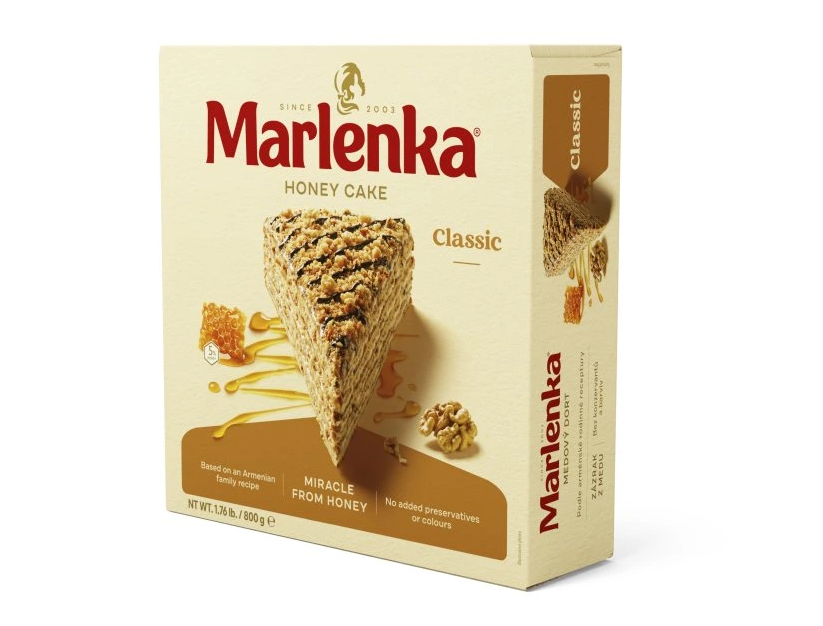 Marlenka Medová torta s vlašskými orechmi 800g