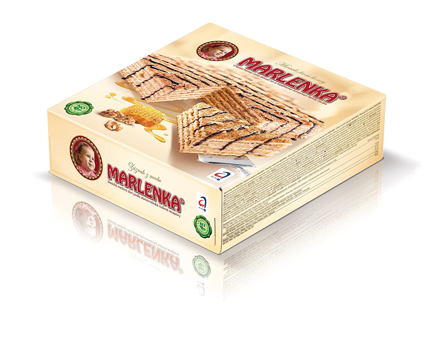 Marlenka Medová torta s vlašskými orechmi 800g
