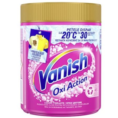 Vanish Oxi Action Ružový 470g prášok na odstraňovanie škvŕn