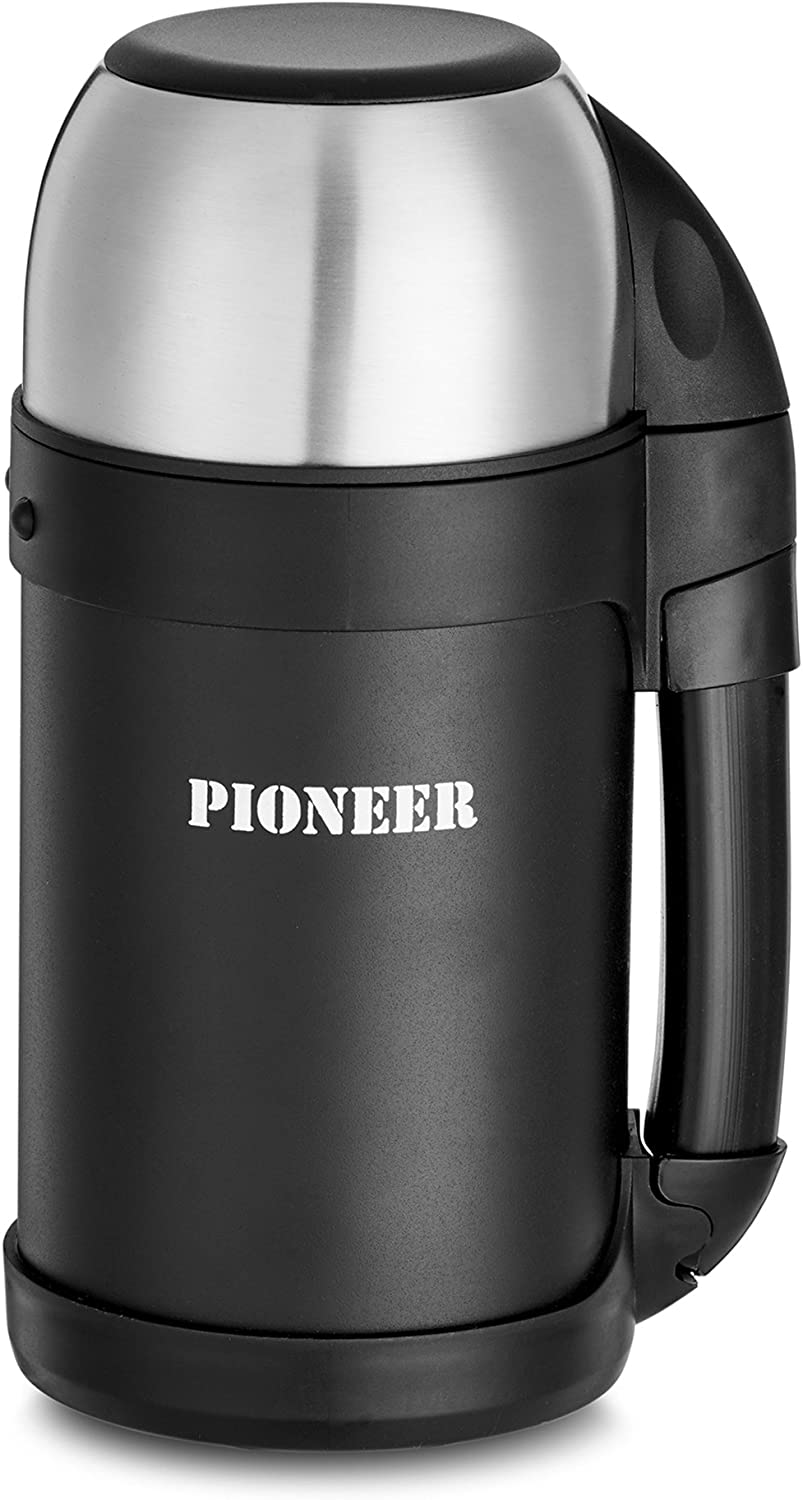 Pioneer Outdoor 1l termofľaša s rúčkou čierna