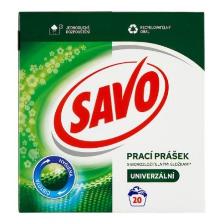 Savo univerzálny prací prášok 1,4kg na 20 praní