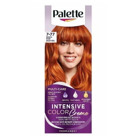Schwarzkopf Palette Intensive Color Creme farba na vlasy 50ml 7-77 (KI7) Intenzívne medená