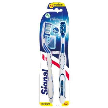 Signal White Now System Medium zubná kefka 2ks