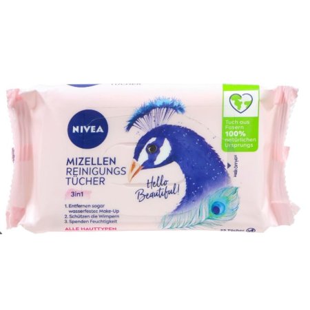 Nivea Micelárne všetky typy pleti odličovacie obrúsky 25ks