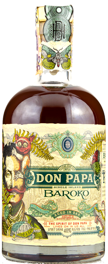 Don Papa Baroko 40% 0,7 l (čistá fľaša)