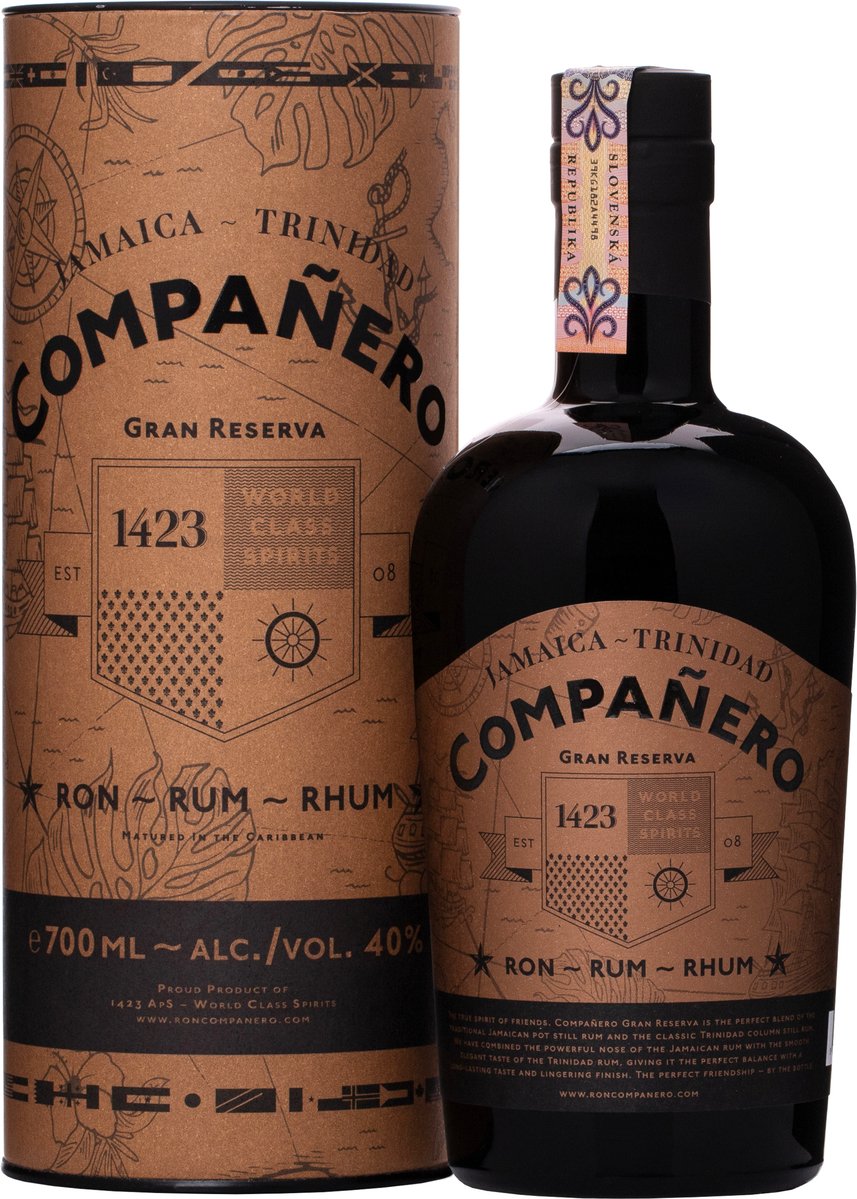 Companero Gran Reserva 15y 40% 0,7 l (tuba)