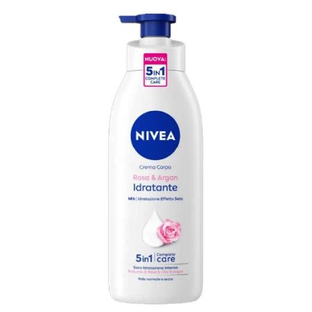Nivea Idratante Rosa&Argan telové mlieko s dávkovačom 500ml