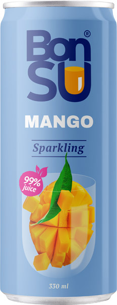 BonSU BonSU® - sýtený nápoj z 99% mangovej štavy 12x330 ml