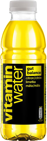 Vitamin Water Fiber citrón limetka mäta 500 ml