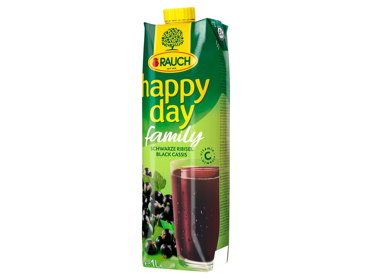 Happy day Čierna ribezľa 1l