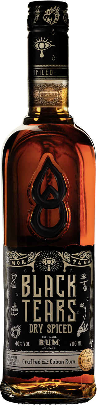 Black Tears Spiced 40% 0,7 l (čistá fľaša)
