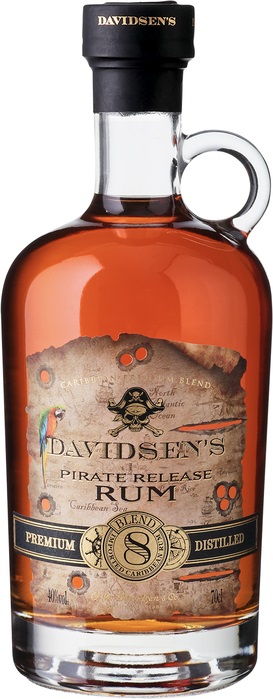 Davidsen's Pirate Release 40% 0,7 l (čistá fľaša)