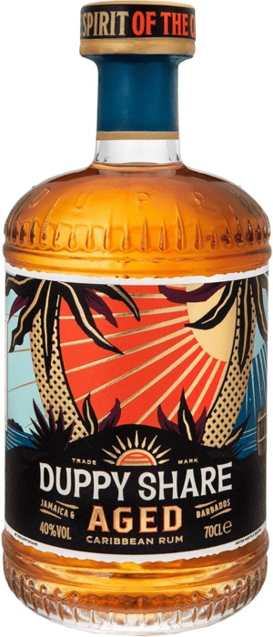 The Duppy Share Aged Caribbean Rum 40% 0,7 l (čistá fľaša)