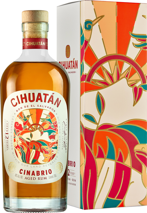 Cihuatán Cinabrio 12y 40% 0,7 l (kartón)