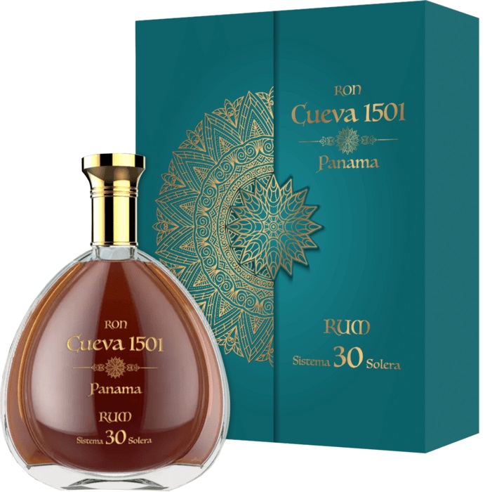Ron Cueva 1501 Panama Sistema 30 Solera 40% 0,7 l (kartón)