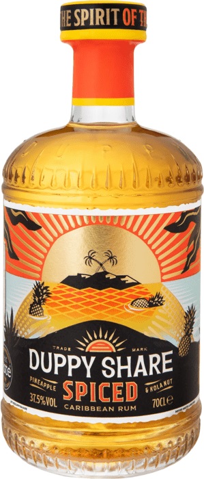 The Duppy Share Spiced 37,5% 0,7 l (čistá fľaša)