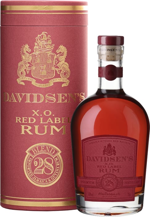Davidsen's X.O. Red Label 0,7 l 45% (tuba)
